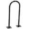 Global Industrial U-Rack Bike Rack, Black, Flange Mount, 2-Bike Capacity 442804MBK - alternate 1